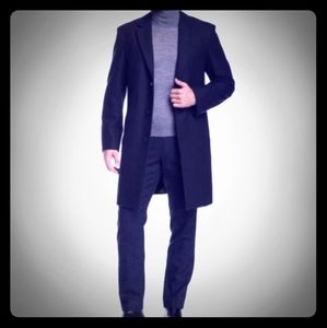 Ike Behar Mens Oxford Dress Wool Jacket